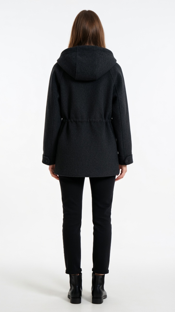 Пальто демисезон Артикул Л136-2669 (графит 3XL)