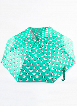 Зонт автоматический женский 16, КАЛЯЕВ Зеленый,белый,розовый 1 