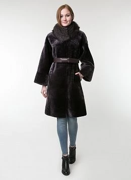 Пальто прямое из овчины 01, Feliz Furs