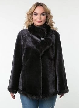 Куртка трапеция из овчины 01, Feliz Furs
