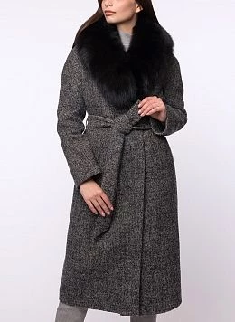 Пальто зимнее прямое шерстяное 92, idekka