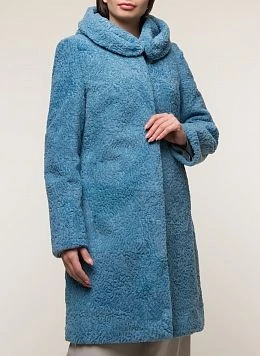 Пальто приталенное из овчины 05, Anna Romanova furs