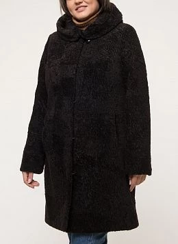 Пальто приталенное из овчины 05, Anna Romanova furs