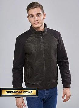 Кожаная куртка мужская 03, Perre