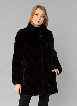 Короткая норковая шуба Автоледи 01, Fur Fashion Industry