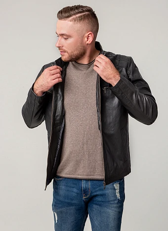 Брендовые кожаные куртки для мужчин 2023