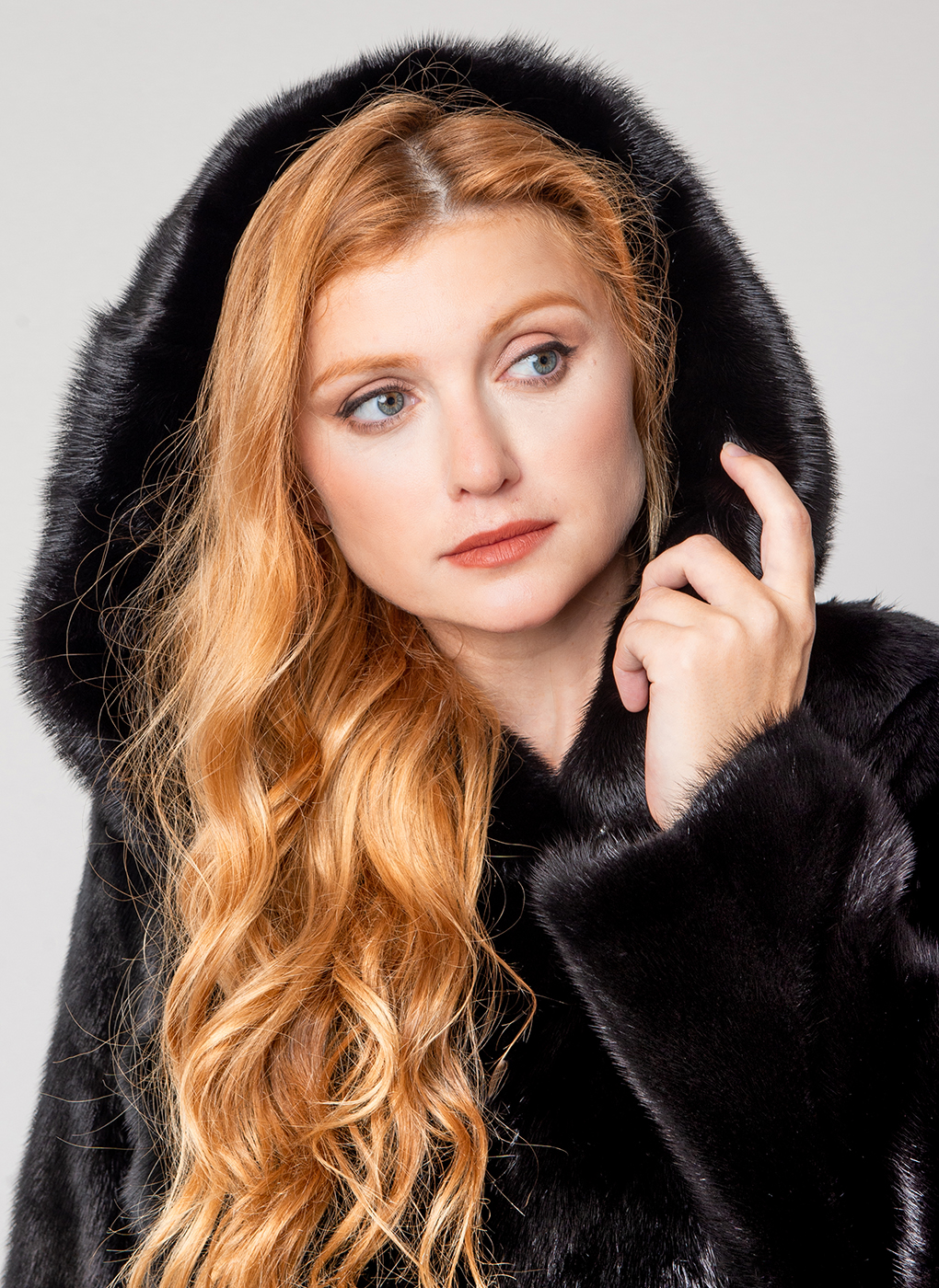 Норковая шуба Кармен длинная 01, Fur Fashion Industry, Блэк, 1498379 купить  в Москве - интернет магазин fursk.ru