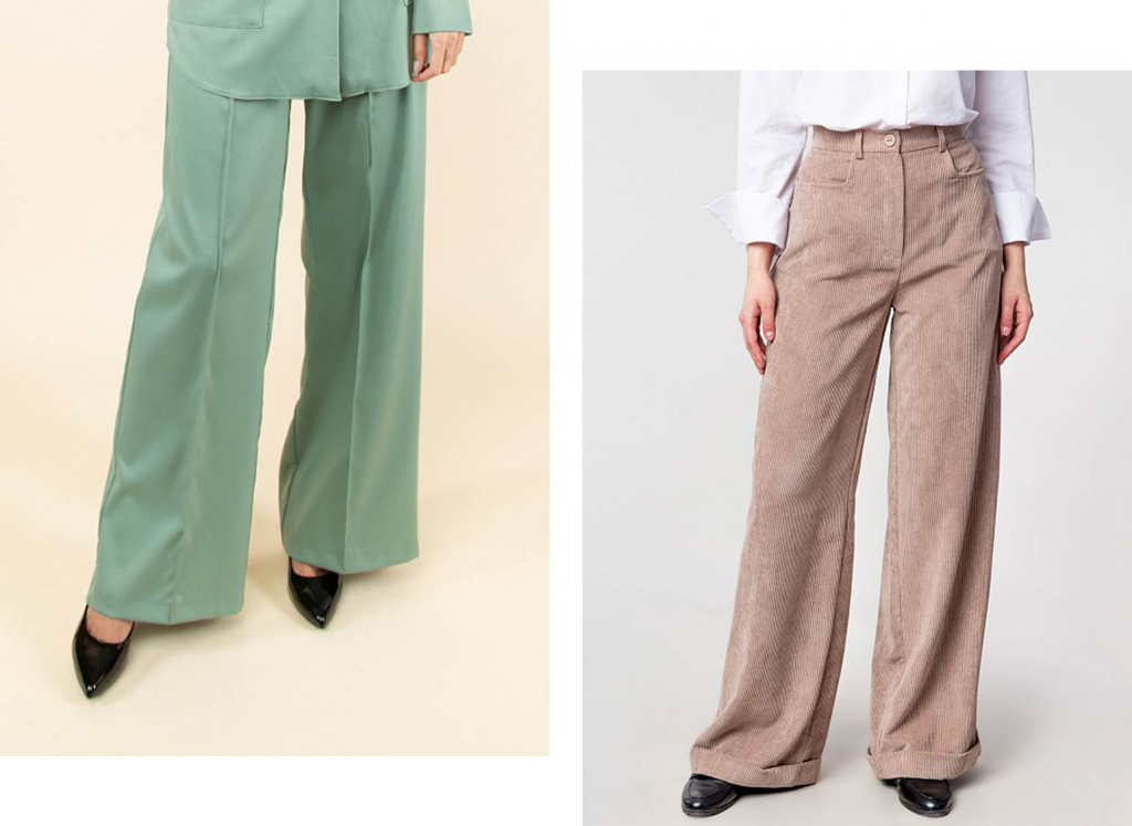 С чем носить брюки палаццо: 5 модных способов