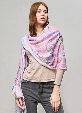 Палантин-шарф из текстиля 11, SCANDZA