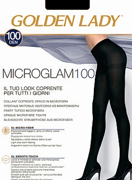 Колготки женские Glam 100 Den 10, Golden Lady