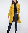 Желтые женские пальто